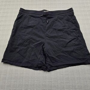 DU/ER Shorts Mens Large Black Lightweight Drawstring Chino 5 Inseam Casual